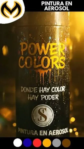 AEROSOL POWER COLORS  FUCSIA