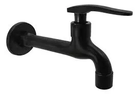 LLAVE JARDIN PALANCA LUJO   NEGRA