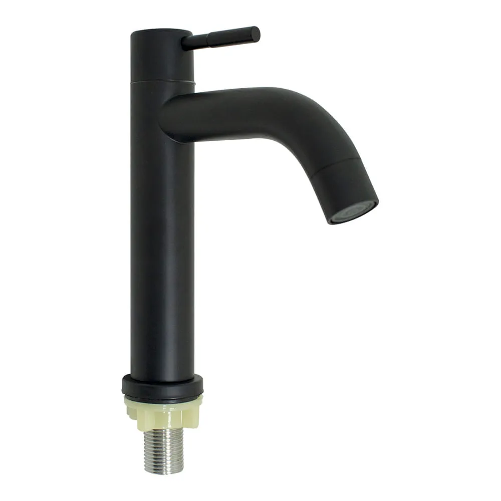LLAVE LAVAMANOS  BAJA METALICA NEGRA