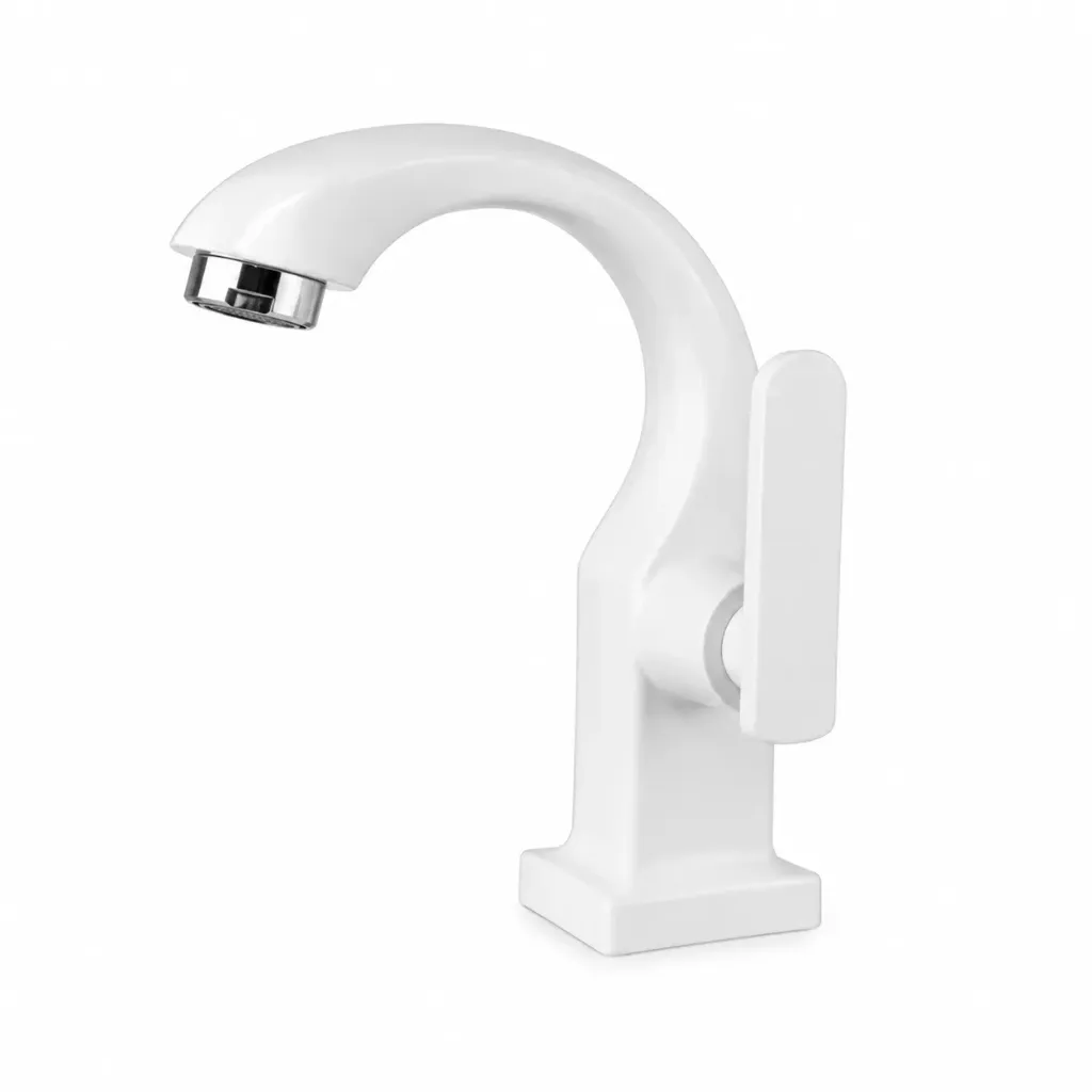 LLAVE LAVAMANOS PLASTICA AMBAR RIOPLAST BLANCA