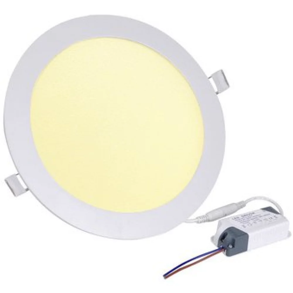 PANEL LED LUZ CALIDA INCRUSTAR 9 W