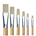 PINCEL PLANO #4 PAQ X 12