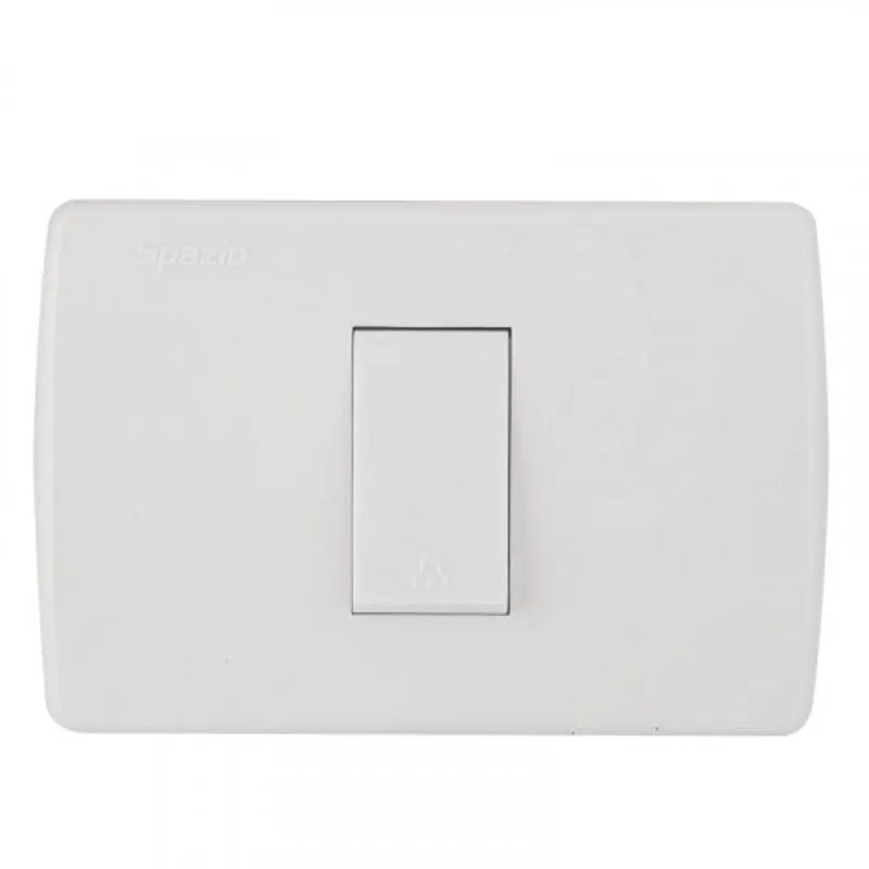 PULSADOR SENCILLO TITANIUM  BLANCO