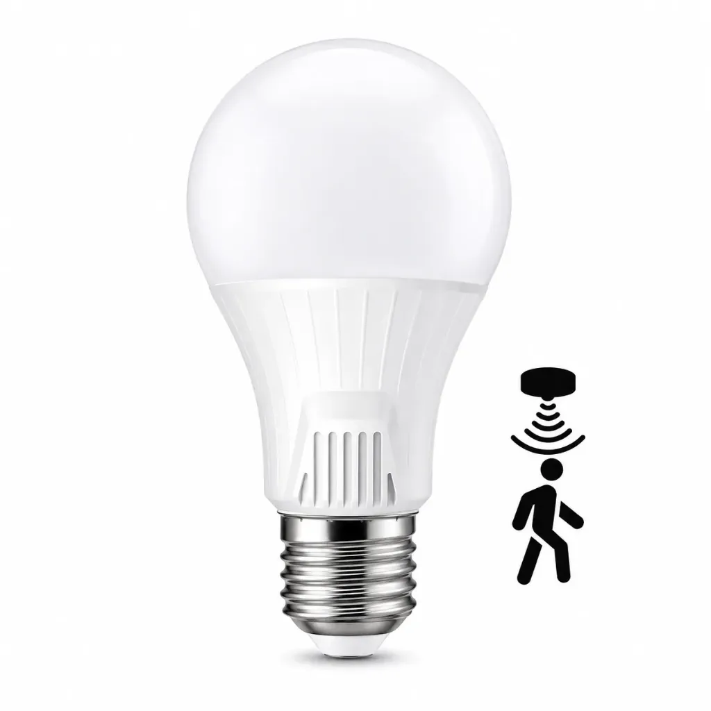 BOMBILLO LED CON SENSOR 9 W