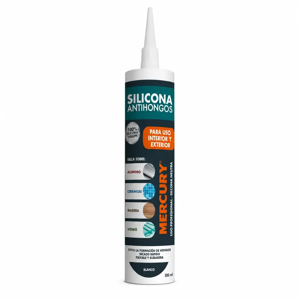 SILICONA ANTIHONGOS MERCURY BLANCA