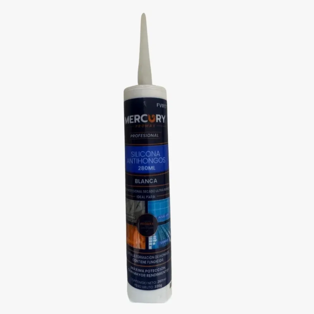 SILICONA ANTIHONGOS MERCURY  NEGRA