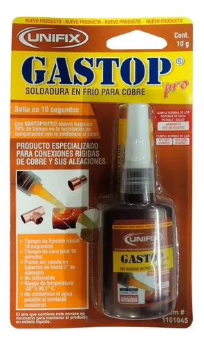 SOLDADURA EN FRIO PARA COBRE GASTOP DE 10 GRAMOS