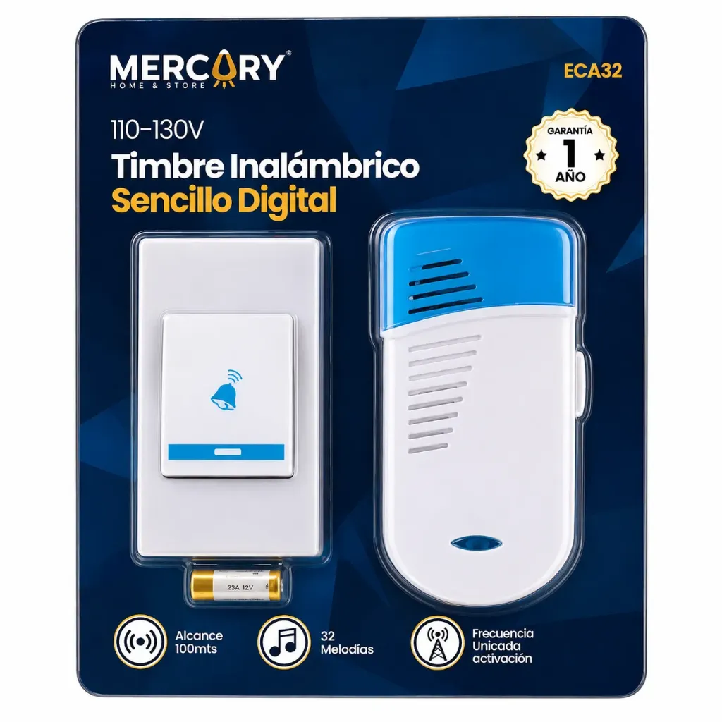 TIMBRE INALAMBRICO MERCURY