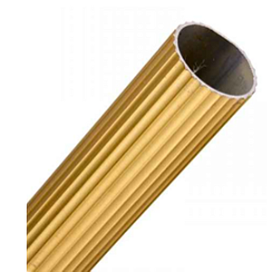TUBO CORTINA ALUMINIO DORADO 3/4