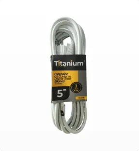 EXTENCION ENCAUCHETADA BLANCA CON POLO 8M