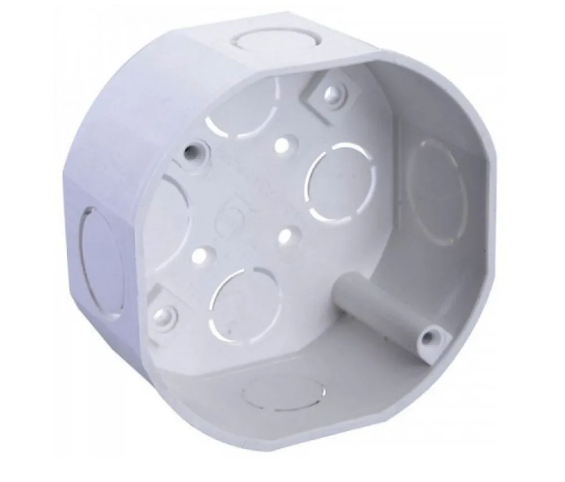 CAJA OCTAGONAL PLASTICA CERTIFICADA