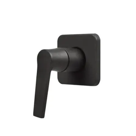 MANIJA CON ESCUDO PARA DUCHA NEGRA