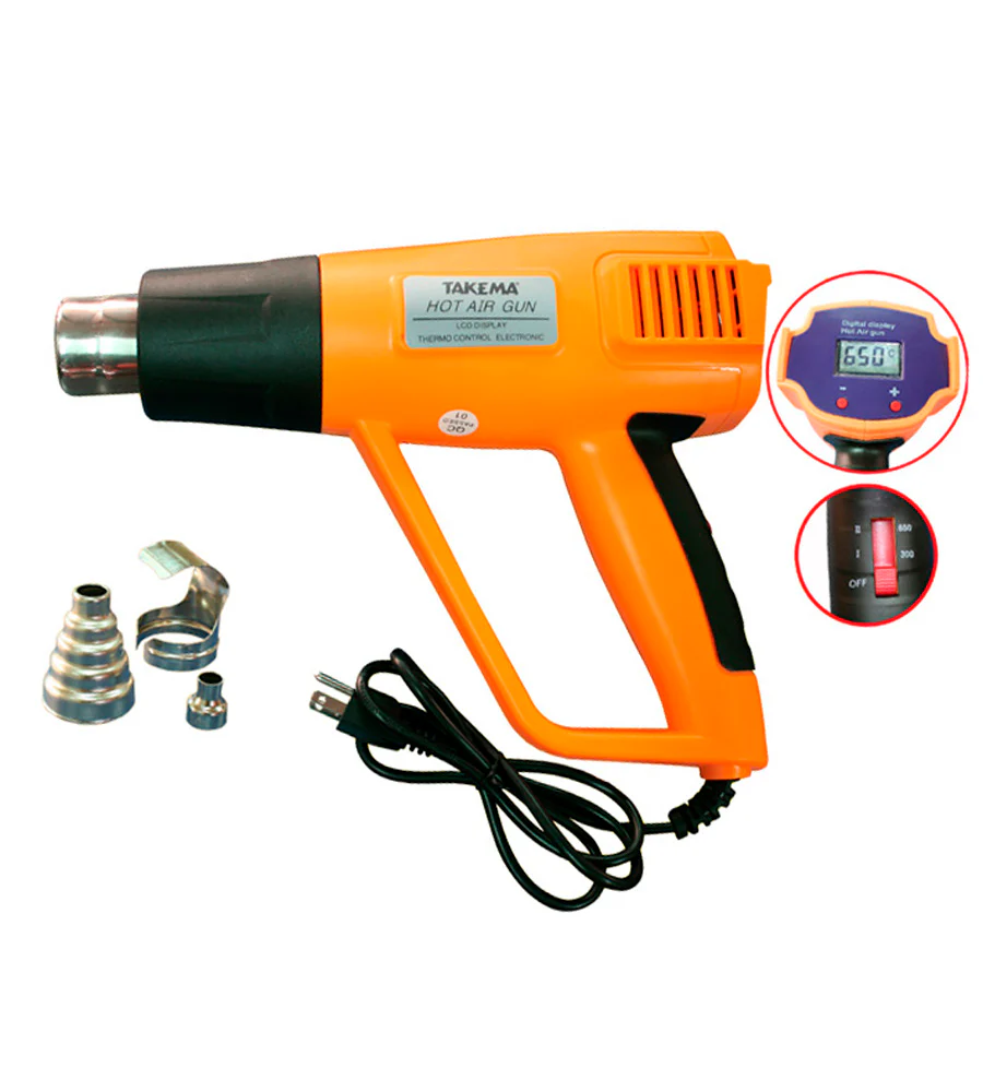 PISTOLA DE CALOR DIGITAL 1500W