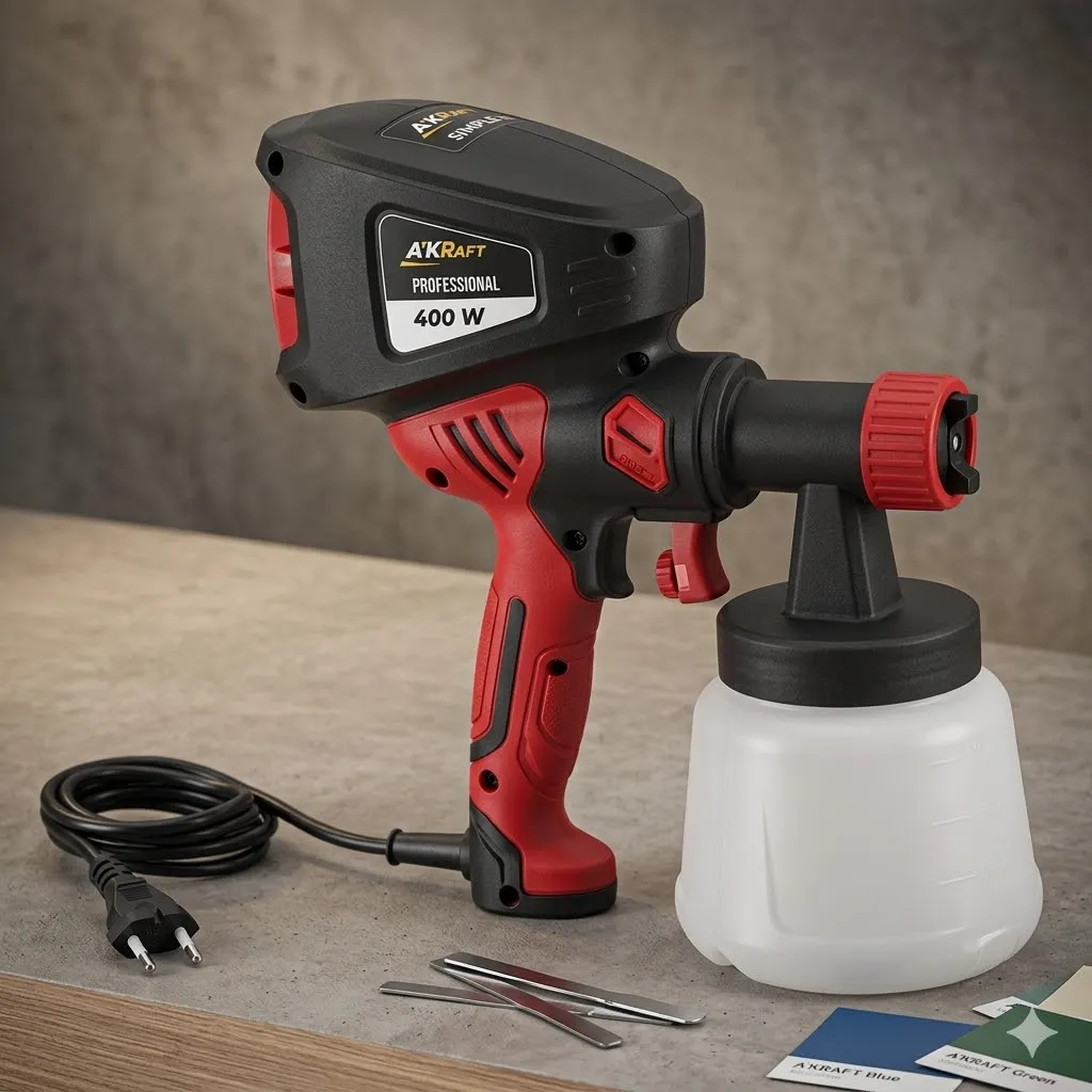 PISTOLA PARA PINTAR ELECTRICA 450W  - 1000 ML
