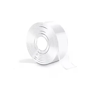 CINTA DOBLE FAZ TRANSPARENTE 18MM 3 METROS