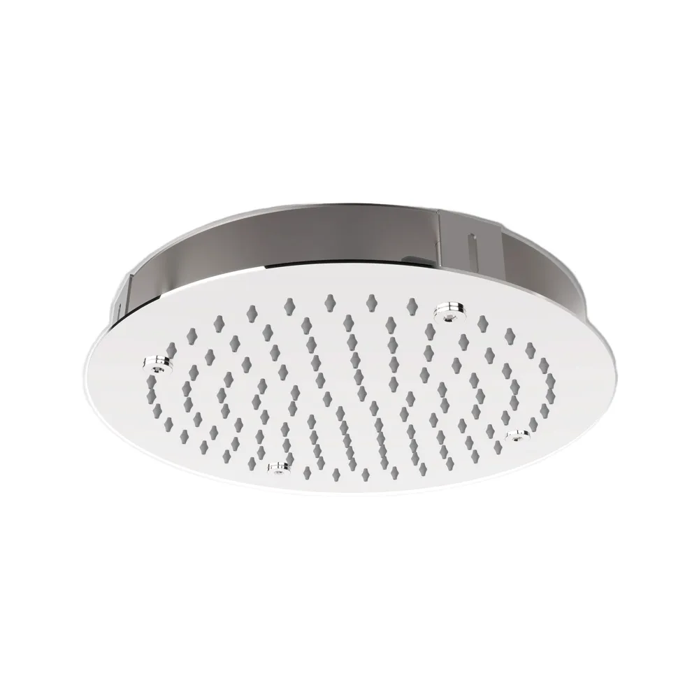 DUCHA REDONDA EN ACERO INOXIDABLE 6”CON EXTENSOR PLASTICO 15 CM