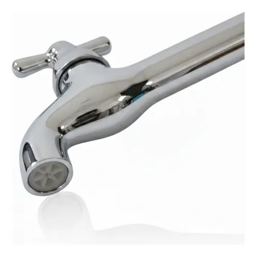 LLAVE JARDIN PALANCA LUJO CROMADA