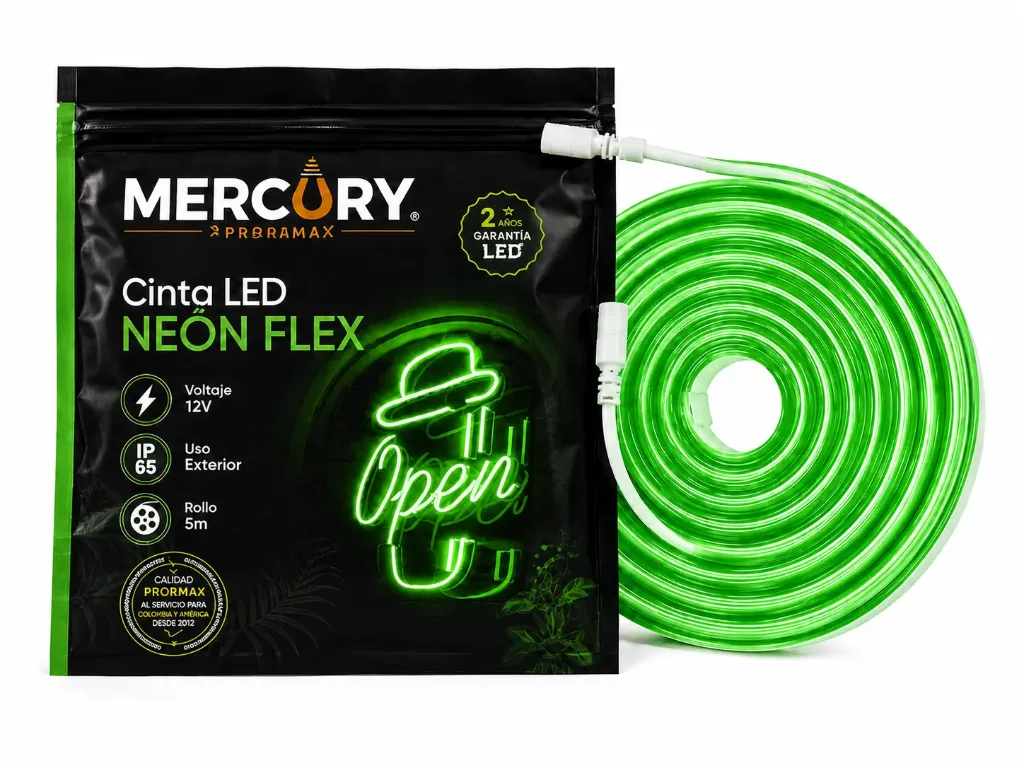 CINTA LED NEONFLEX 12 V X 5 ZFR 347 LUZ VERDE