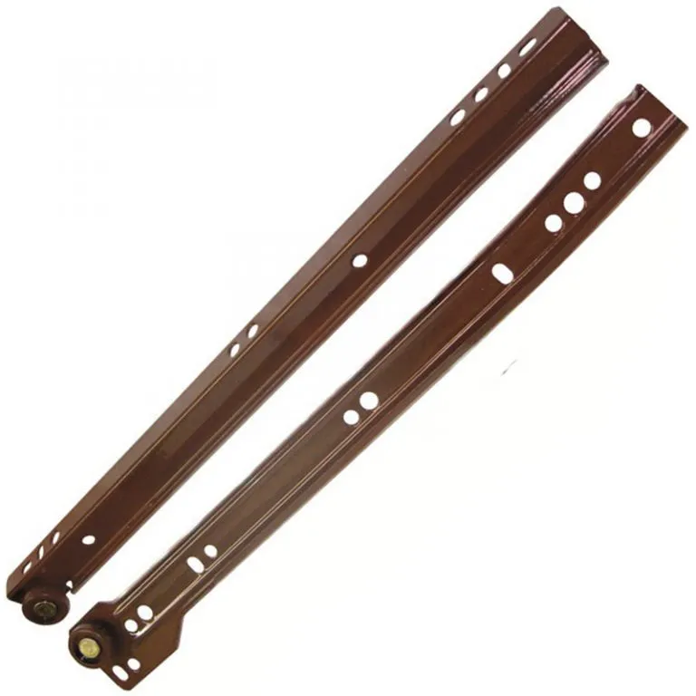 RIEL SENCILLO PARA MUEBLE CAFE 30 CM