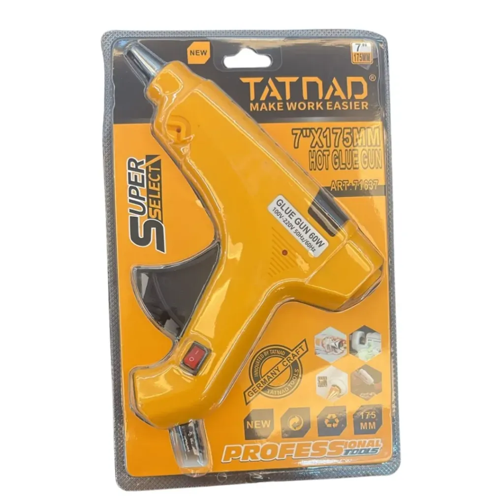 PISTOLA DE SILICONA FINA CON INTERRUPTOR  TATNAD GRANDE