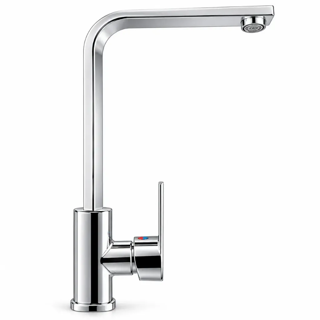 LLAVE LAVAPLATOS MONOCONTROL EN L METALICA
