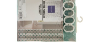 CORTINA PARA BAÑO POLIESTER - 01 FINA