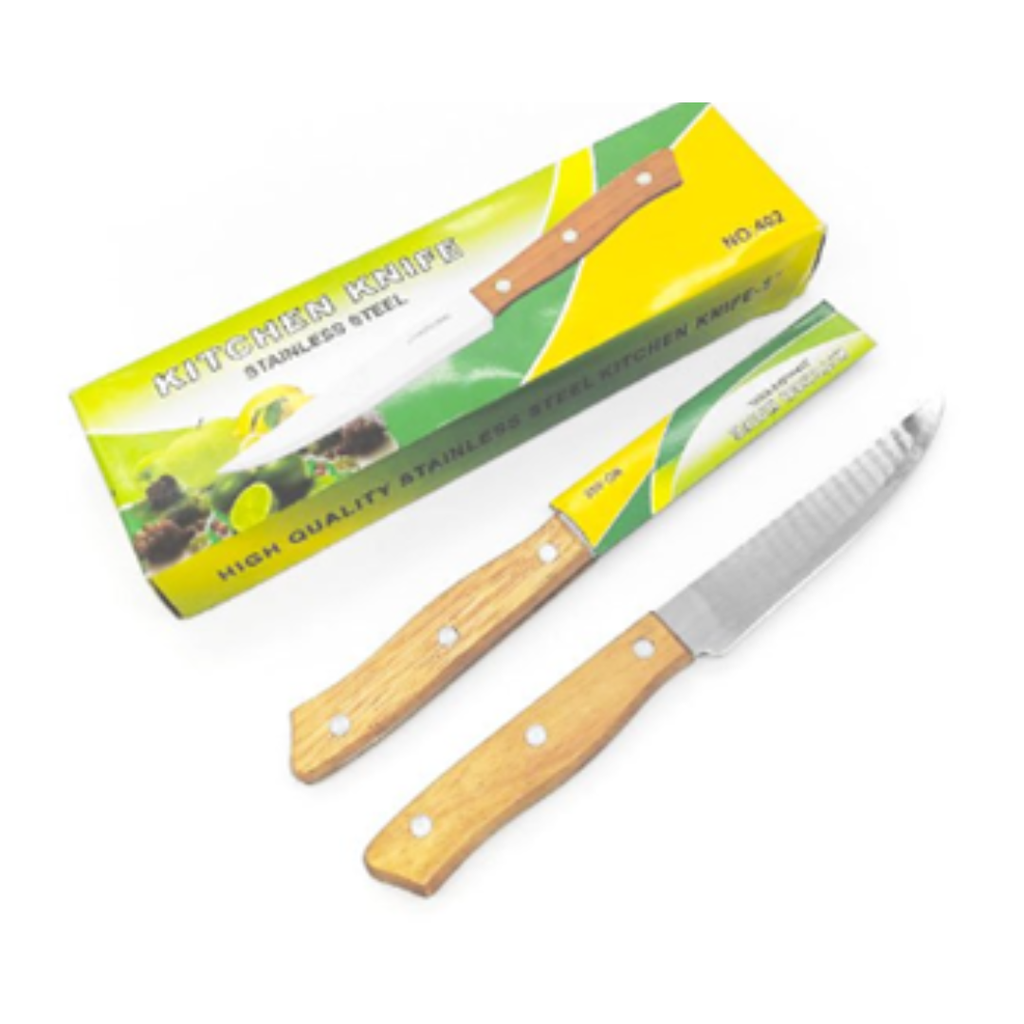 CUCHILLO MANGO MADERA 6"