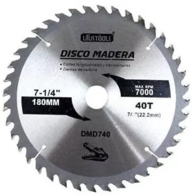 DISCO MADERA 7” 40T
